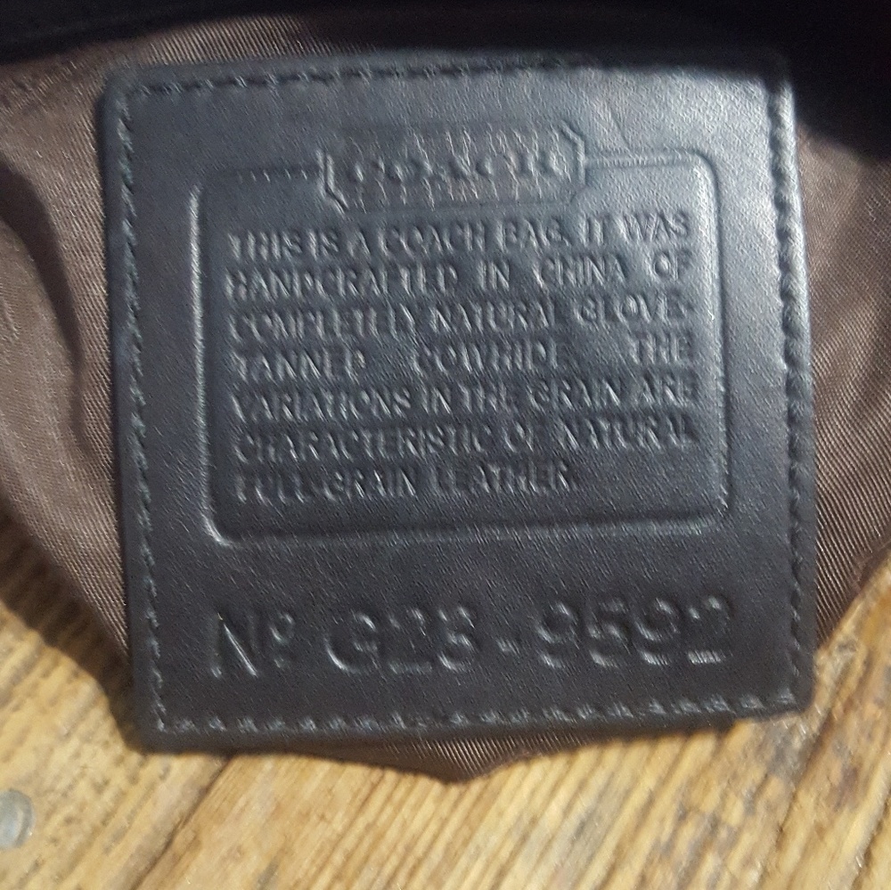 Coach Crossbody black leather